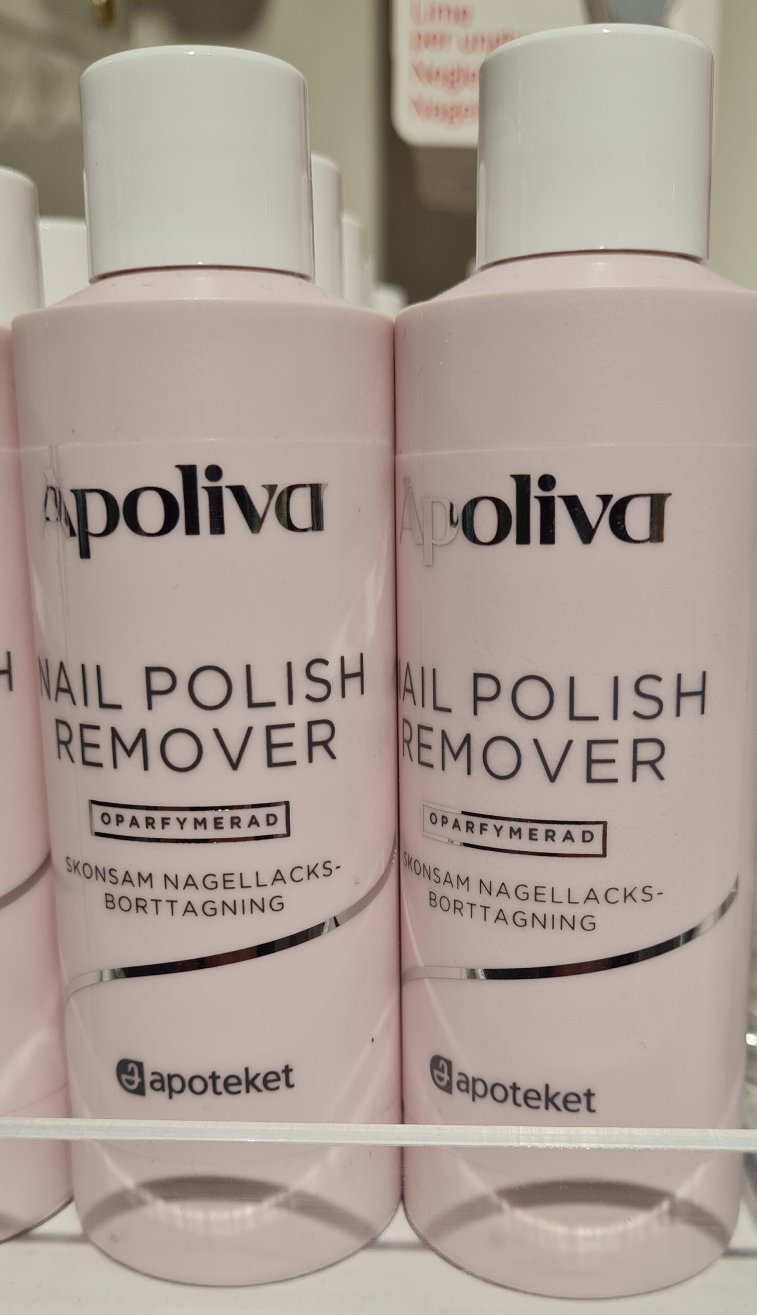 Apoliva nail polish remover vegansk