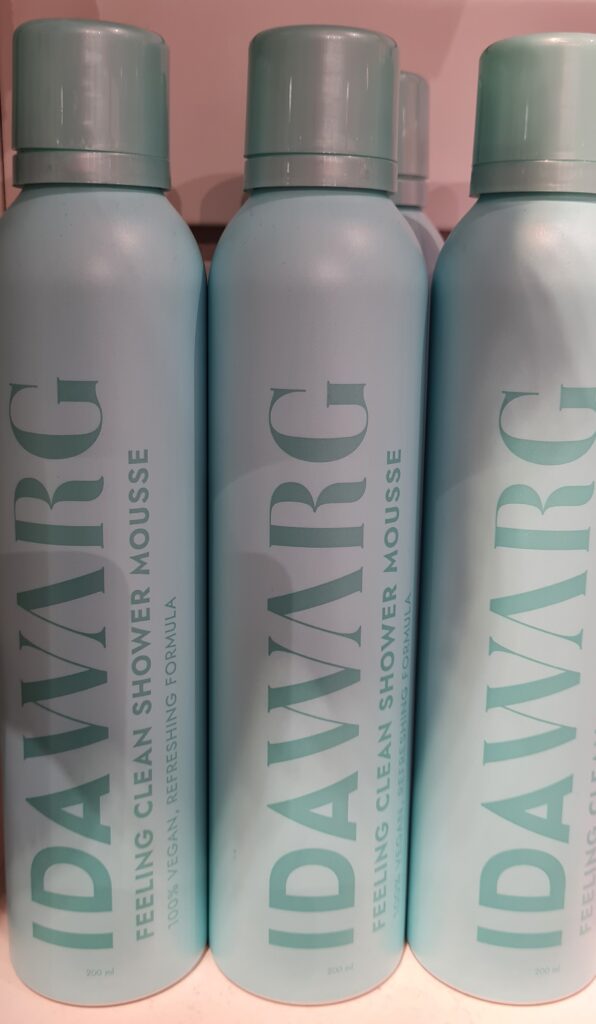 Ida Warg veganska shower mousse duschtvål!